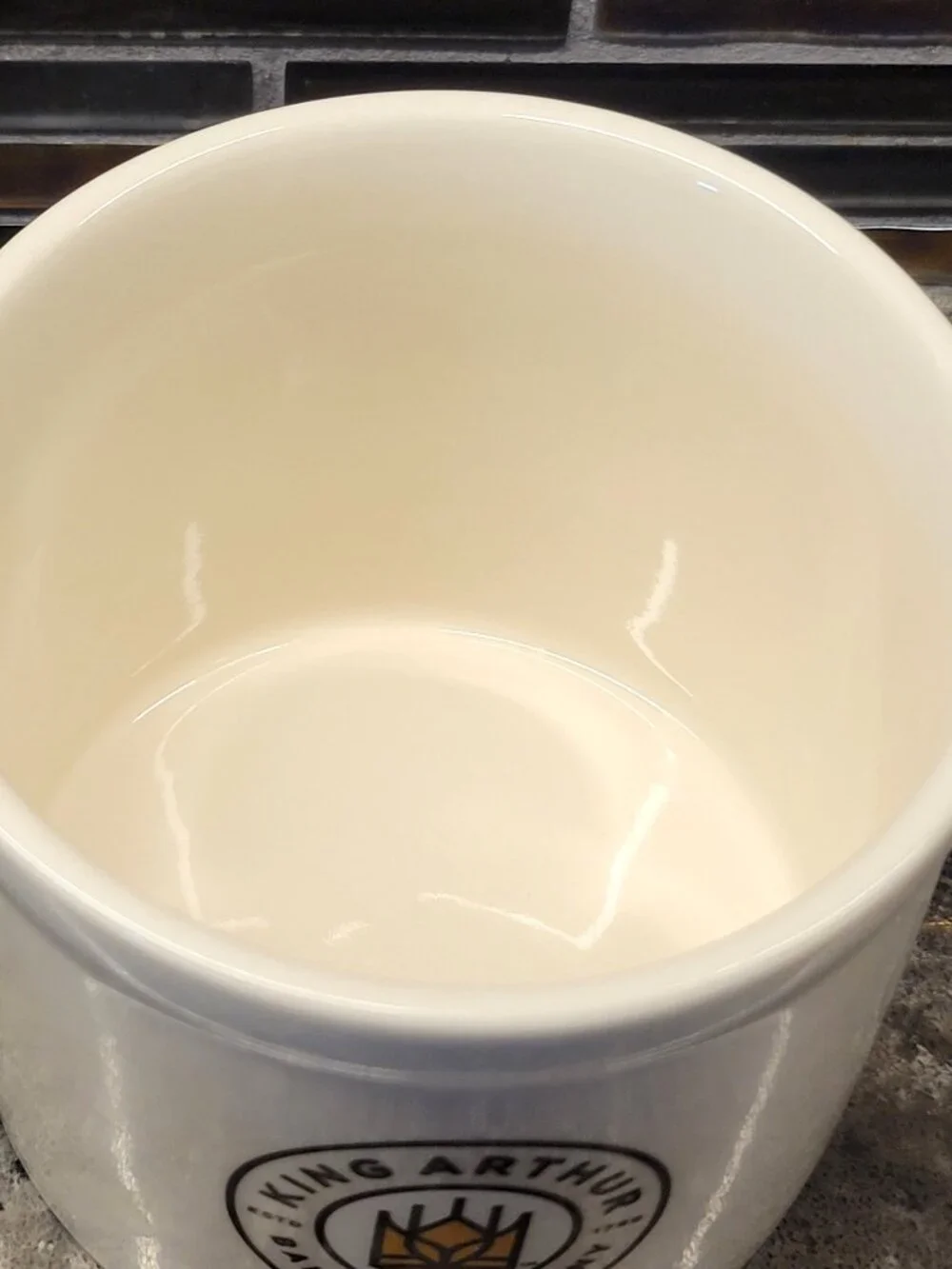 KING ARTHUR FLOUR BUTTER BELL CROCK JAR 4 OZ / 1 CUP CHANTAL COTTAGECORE KITCHEN